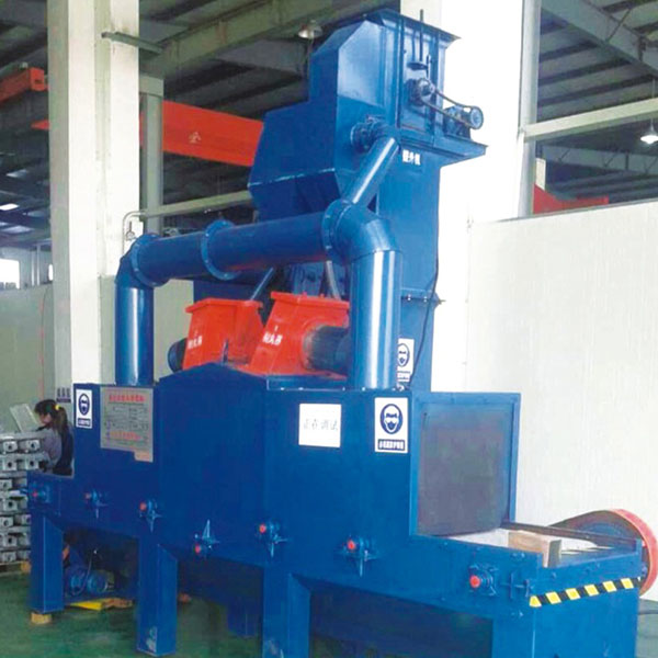 Crawler type (mesh belt type) through shot blasting cleaning machine